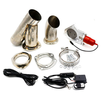 Stainless Steel Car Remote Control Electric Exhaust Valve Pipe Set, Size: 3 inch - Exhaust Pipes by PMC Jewellery | Online Shopping South Africa | PMC Jewellery | Buy Now Pay Later Mobicred