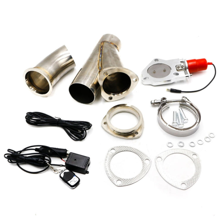 Stainless Steel Car Remote Control Electric Exhaust Valve Pipe Set, Size: 3 inch - Exhaust Pipes by PMC Jewellery | Online Shopping South Africa | PMC Jewellery | Buy Now Pay Later Mobicred