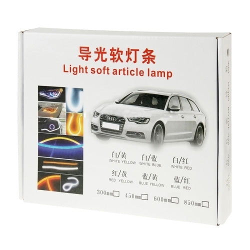 2 PCS 12V Car Daytime Running Lights Soft Article Lamp, Blue Light, Length: 30cm - Running Lights by PMC TechLife | Online Shopping South Africa | PMC TechLife | Buy Now Pay Later Mobicred