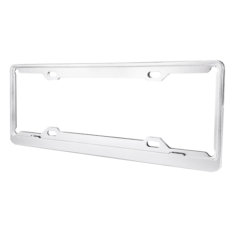 2 PCS Car License Plate Aerospace Aluminum Bracket Frame Holder Stand Mount, Size: 440mm x 140mm(Silver) - License Plate Covers & Frames by PMC Jewellery | Online Shopping South Africa | PMC Jewellery | Buy Now Pay Later Mobicred