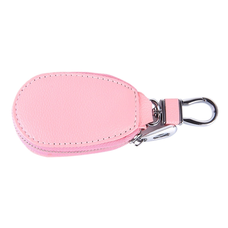 Universal Leather Crocodile Texture Waist Hanging Zipper Wallets Key Holder Bag (No Include Key)(Pink) - Car Key Cases by PMC TechLife | Online Shopping South Africa | PMC TechLife | Buy Now Pay Later Mobicred