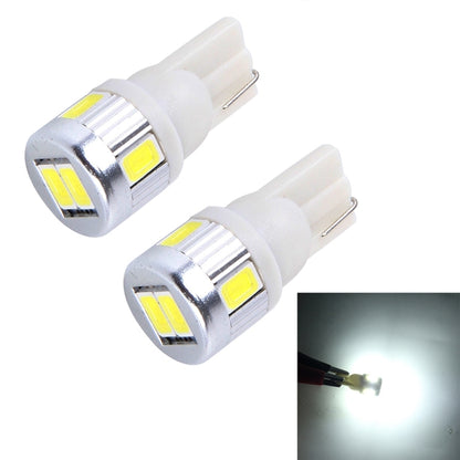 2PCS T10 3W SMD 5630 6 LED Car Clearance Lights Lamp, DC 12V(White Light) - Clearance Lights by PMC Jewellery | Online Shopping South Africa | PMC Jewellery | Buy Now Pay Later Mobicred