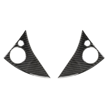 2 PCS Car Steering Wheel Button Carbon Fiber Decorative Sticker for Mercedes-Benz W204 2007-2010 - Car Interior Mouldings by PMC Jewellery | Online Shopping South Africa | PMC Jewellery | Buy Now Pay Later Mobicred