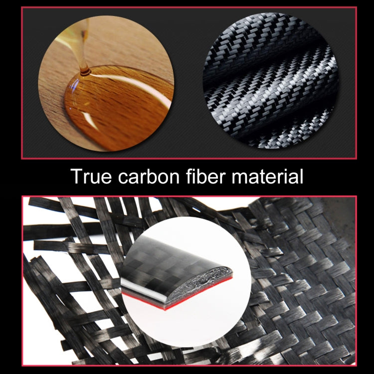 2 PCS Car Passenger Seat Storage Box Handle Carbon Fiber Decorative Sticker for Mercedes-Benz W204 2007-2013 - Car Interior Mouldings by PMC Jewellery | Online Shopping South Africa | PMC Jewellery | Buy Now Pay Later Mobicred