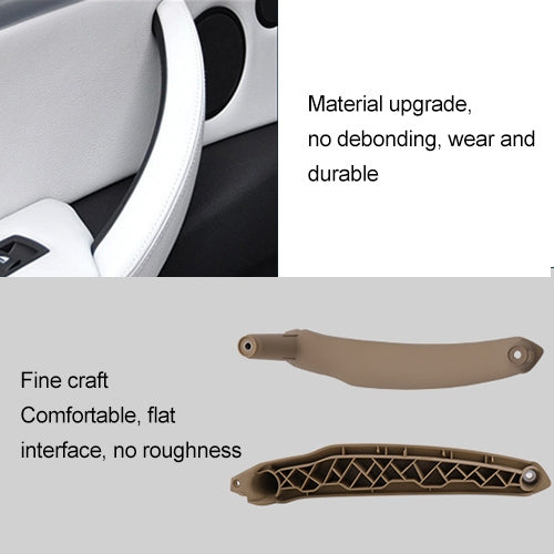 Car Interior Right Handle Inner Door Armrest Panel Pull 51416969402 for BMW X5 / X6, Left Drive(Brown) - Door Handles by PMC TechLife | Online Shopping South Africa | PMC TechLife | Buy Now Pay Later Mobicred