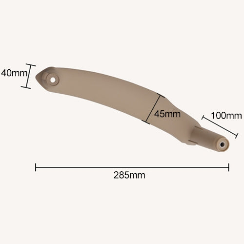 Car Interior Right Handle Inner Door Armrest Panel Pull 51416969402 for BMW X5 / X6, Left Drive(Brown) - Door Handles by PMC TechLife | Online Shopping South Africa | PMC TechLife | Buy Now Pay Later Mobicred