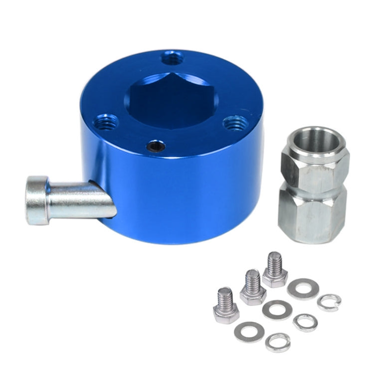 Universal Aluminum Car Steering Wheel Quick Release Disconnect Hub 3/4 inch Shaft Size(Blue) - Other Tools by PMC TechLife | Online Shopping South Africa | PMC TechLife