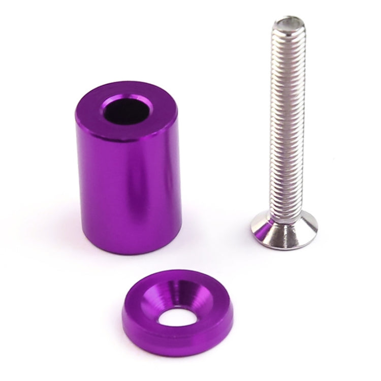 4 PCS Car Modified Isolation Column Engine Cover Blocked Up Screw Engine Turbine Ventilation Gasket Screw Washer (Purple) - Nuts & Bolts by PMC Jewellery | Online Shopping South Africa | PMC Jewellery | Buy Now Pay Later Mobicred