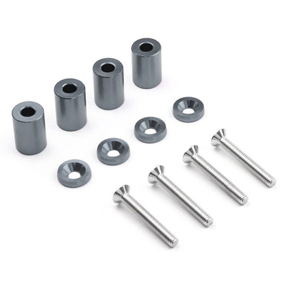 4 PCS Car Modified Isolation Column Engine Cover Blocked Up Screw Engine Turbine Ventilation Gasket Screw Washer (Silver Grey) - Nuts & Bolts by PMC Jewellery | Online Shopping South Africa | PMC Jewellery | Buy Now Pay Later Mobicred