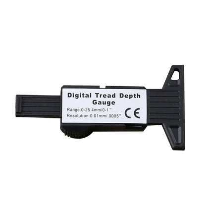 0-25mm Electronic Digital Tread Plan Refinding Rounds Refinding Outcome Exists Tread Tablets Type Gauge Depth Vernier Caliper Measuring Tools(Black) - Electronic Test by PMC Jewellery | Online Shopping South Africa | PMC Jewellery | Buy Now Pay Later Mobicred