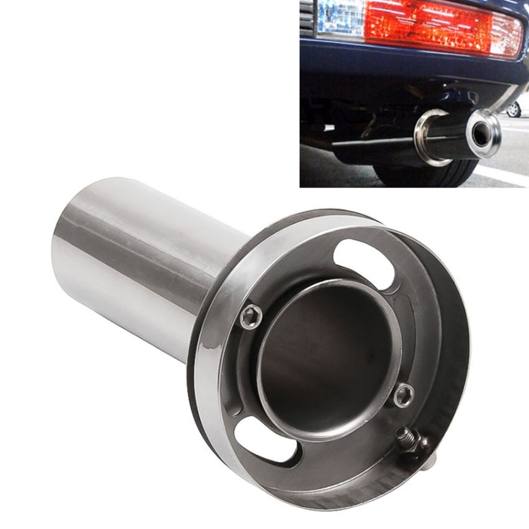 3.5 inch Universal Car 304 Stainless Steel Exhaust Pipe Muffler Adjustable Tail Muffler Tip - Exhaust Pipes by PMC TechLife | Online Shopping South Africa | PMC TechLife | Buy Now Pay Later Mobicred