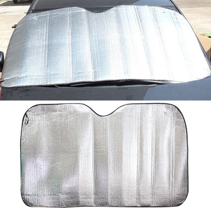 Silver Aluminum Foil Sun Shade Car Windshield Visor Cover Block Front Window Sunshade UV Protect, Size: 220 x 80cm - Aluminum Film PEVA by PMC Jewellery | Online Shopping South Africa | PMC Jewellery | Buy Now Pay Later Mobicred