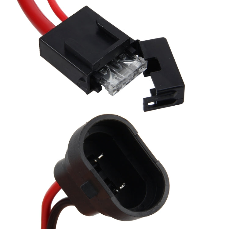 DC 12V 40A H11 Bulb Strengthen Line Group HID Xenon Controller Cable Relay Wiring - Wires by PMC TechLife | Online Shopping South Africa | PMC TechLife | Buy Now Pay Later Mobicred