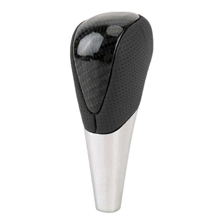 Universal High Carbon Fiber Texture Leather Hole Pattern Car Gear Shift Knob Modified Shifter Lever Knob - Shift Knob by PMC TechLife | Online Shopping South Africa | PMC TechLife | Buy Now Pay Later Mobicred