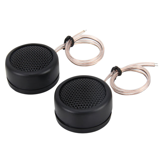 2 PCS 4 Mounting Options High Efficiency Dome Tweeter Mini Car Speaker Dome Tweeter Audio Auto Sound Component Speakers for Car Stereo - Car Amplifiers by PMC Jewellery | Online Shopping South Africa | PMC Jewellery