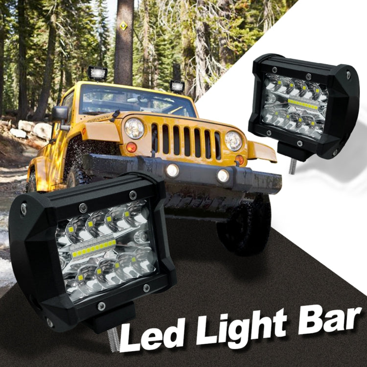 4 inch 15W 1500LM LED Strip Lamp Working Refit Off-road Vehicle Light Roof Strip Light - Work Lights by PMC Jewellery | Online Shopping South Africa | PMC Jewellery | Buy Now Pay Later Mobicred