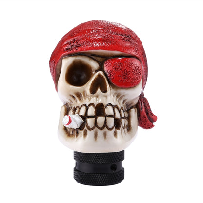 Pirate Skull Shaped Universal Vehicle Car Shifter Cover Manual Automatic Gear Shift Knob (Red) - Shift Knob by PMC Jewellery | Online Shopping South Africa | PMC Jewellery | Buy Now Pay Later Mobicred