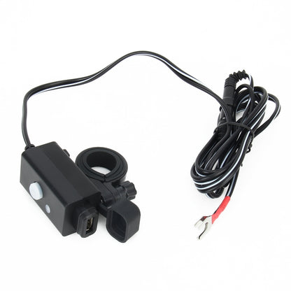 Waterproof Motorcycle USB Phone Charger Adapter with Power Switch 5V Single Ports Smart Charging Power Socket, for Phone, Tablets, GPS - Electrical System by PMC Jewellery | Online Shopping South Africa | PMC Jewellery | Buy Now Pay Later Mobicred