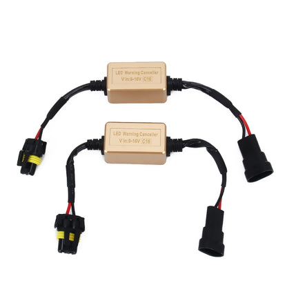 2 PCS 9005 9006 9012 LED Headlight Canbus Error Free Computer Warning Canceller Resistor Decoders Anti-Flicker Capacitor Harness - Headlight Ballast by PMC Jewellery | Online Shopping South Africa | PMC Jewellery | Buy Now Pay Later Mobicred