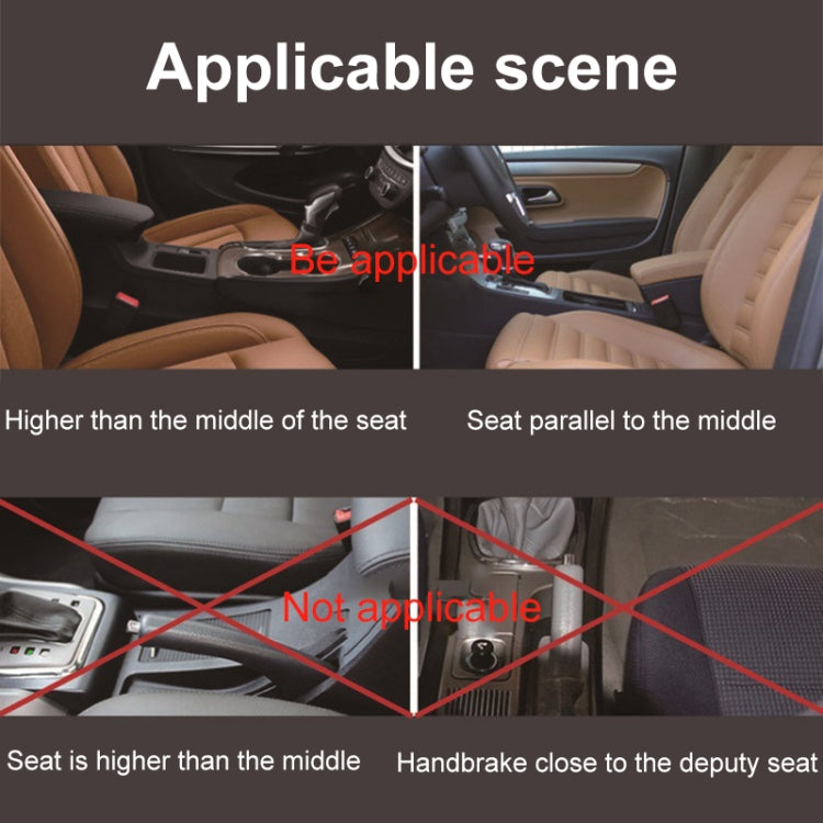 Universal Car Multi-functional Console Side Pocket Seat Gap Side Storage Box with Elbow Support Pad(Black) - Stowing Tidying by PMC TechLife | Online Shopping South Africa | PMC TechLife | Buy Now Pay Later Mobicred