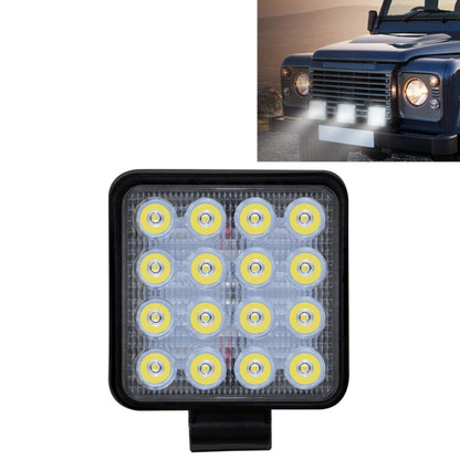 12W White Light Square-Shaped Waterproof Car Boat Marine Work Lights Spotlight LED Bulbs, DC 9-30V - Work Lights by PMC Jewellery | Online Shopping South Africa | PMC Jewellery | Buy Now Pay Later Mobicred