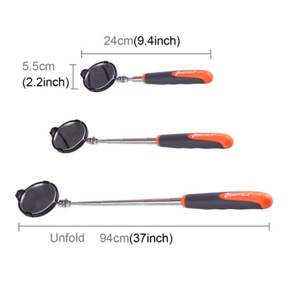 Retractable Vehicle Car Chassis Telescoping Inspection Mirror with 1 PCS 5mm LED Light, Mirror Diameter: 55mm, Max Expanding Length: 940mm - Electronic Test by PMC Jewellery | Online Shopping South Africa | PMC Jewellery | Buy Now Pay Later Mobicred