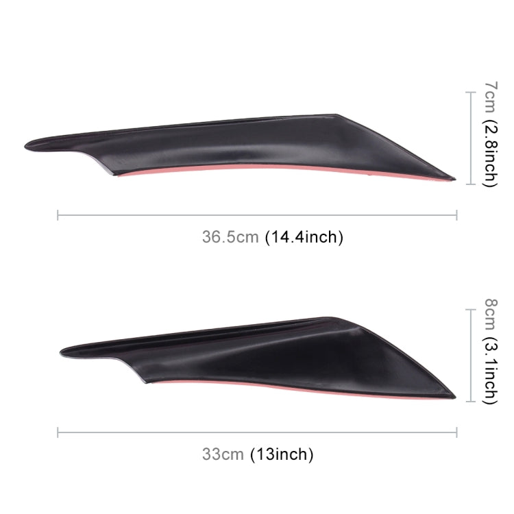 4 PCS Car-Styling Flank Decorative Sticker(Blue) - Decorative Sticker by PMC TechLife | Online Shopping South Africa | PMC TechLife | Buy Now Pay Later Mobicred