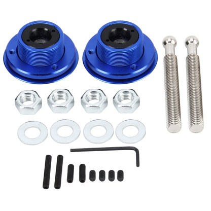 2 PCS Racing Car Cover Lock Aluminum Alloy Car Modification Oil Cap Modified Engine Cover Lock Racing Front Cover Lock(Blue) - Locks & Hasps by PMC Jewellery | Online Shopping South Africa | PMC Jewellery | Buy Now Pay Later Mobicred