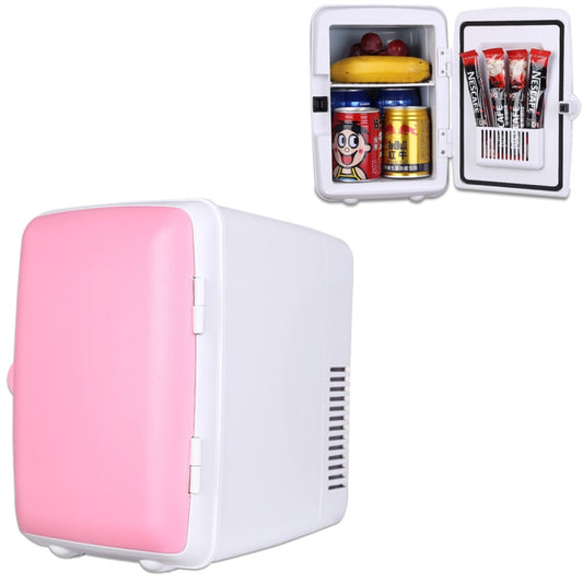 Vehicle Auto Portable Mini Cooler and Warmer 4L Refrigerator for Car and Home, Voltage: DC 12V/ AC 220V(Pink) - Refrigerators by PMC Jewellery | Online Shopping South Africa | PMC Jewellery | Buy Now Pay Later Mobicred