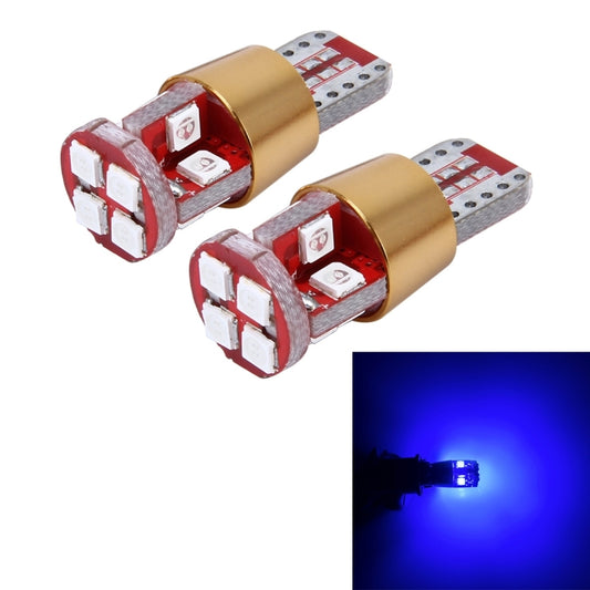 2 PCS T10 3W Constant Current Car Clearance Light with 12 SMD-3030 Lamps, DC 9-18V(Blue Light) - Clearance Lights by PMC Jewellery | Online Shopping South Africa | PMC Jewellery | Buy Now Pay Later Mobicred