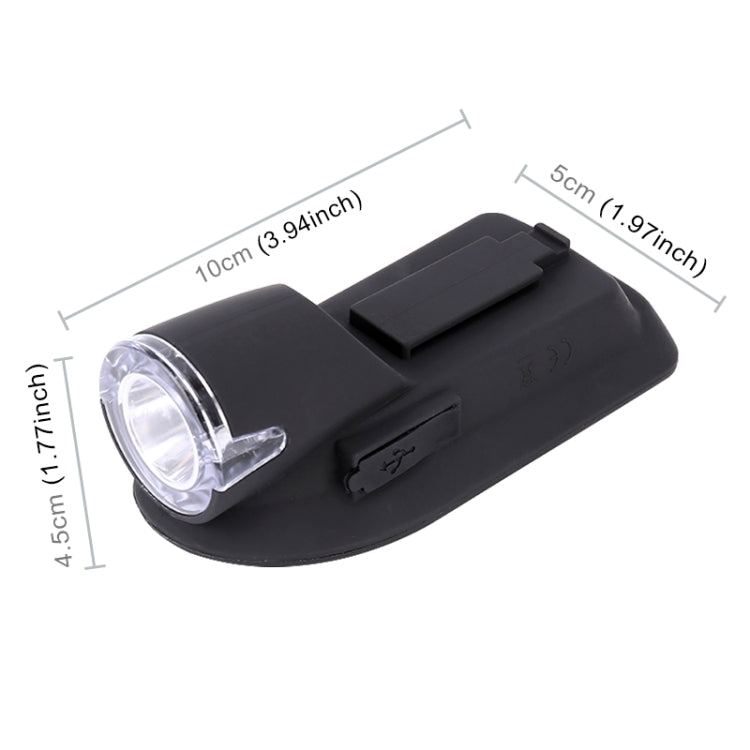 3W 240LM USB Solar Energy Motorcycle / Bicycle Front Light (White) - Headlights by PMC TechLife | Online Shopping South Africa | PMC TechLife | Buy Now Pay Later Mobicred