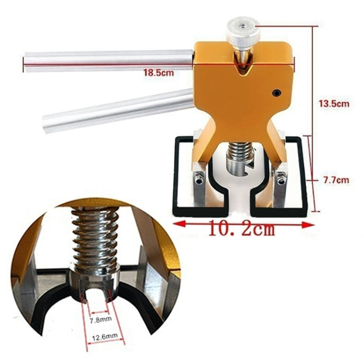 40 in 1 Auto Car Metal PDR Dent Lifter-Glue Puller Tab Hail Removal Paintless Car Dent Repair Tools Kit, with 20W Glue Gun, US Plug or EU Plug - Hand Tool Sets by PMC Jewellery | Online Shopping South Africa | PMC Jewellery | Buy Now Pay Later Mobicred