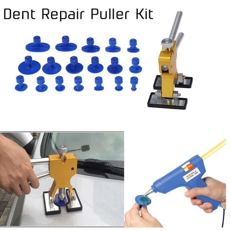 45 in 1 Auto Car Metal PDR Dent Lifter-Glue Puller Tab Hail Removal Paintless Car Dent Repair Tools Kit, with 20W Glue Gun, US Plug or EU Plug - Hand Tool Sets by PMC Jewellery | Online Shopping South Africa | PMC Jewellery | Buy Now Pay Later Mobicred