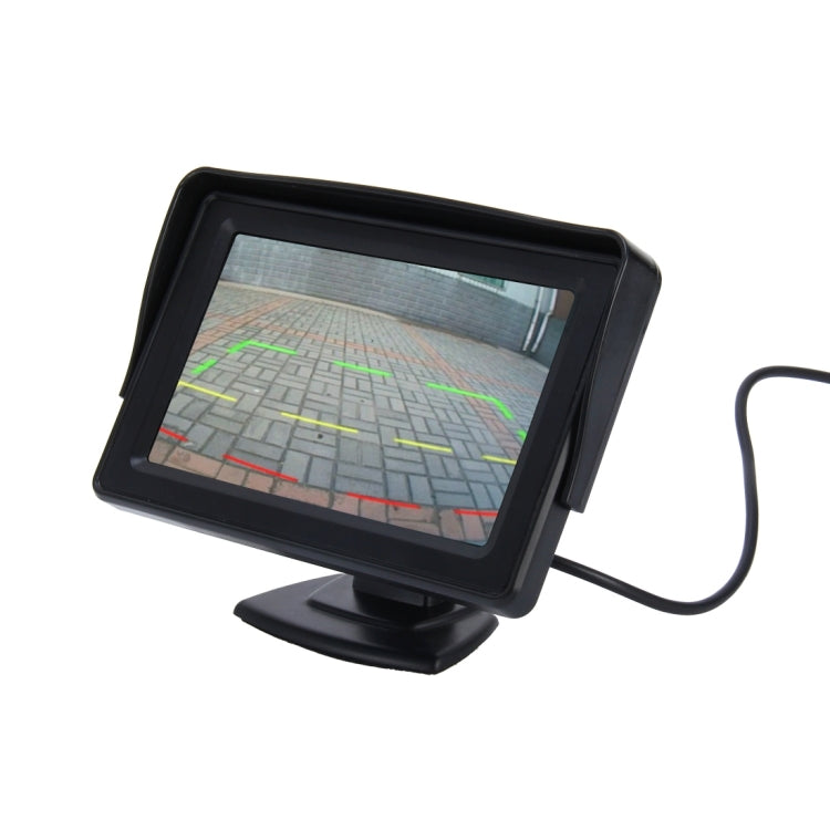 Universal 4.3 inch Car High Definition Monitor with Adjustable Angle Holder, Support Reverse Automatic Screen Function - Car Monitor by PMC TechLife | Online Shopping South Africa | PMC TechLife | Buy Now Pay Later Mobicred