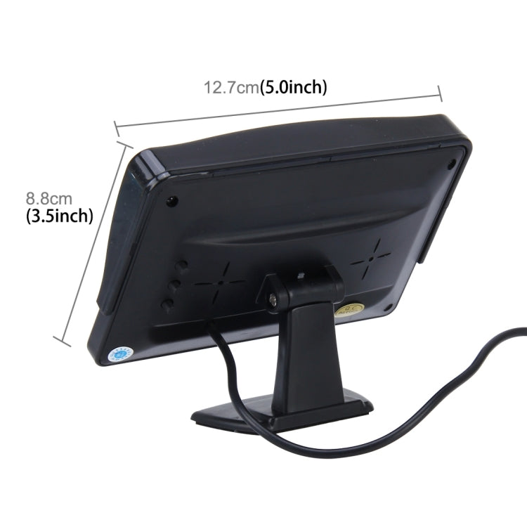 Universal 4.3 inch Car High Definition Monitor with Adjustable Angle Holder, Support Reverse Automatic Screen Function - Car Monitor by PMC TechLife | Online Shopping South Africa | PMC TechLife | Buy Now Pay Later Mobicred