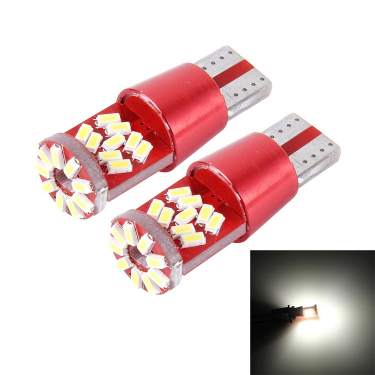 2 PCS T10 5W 27 SMD-3014 LEDs Car Clearance Light Lamp, DC 12V(White Light) - Clearance Lights by PMC TechLife | Online Shopping South Africa | PMC TechLife | Buy Now Pay Later Mobicred