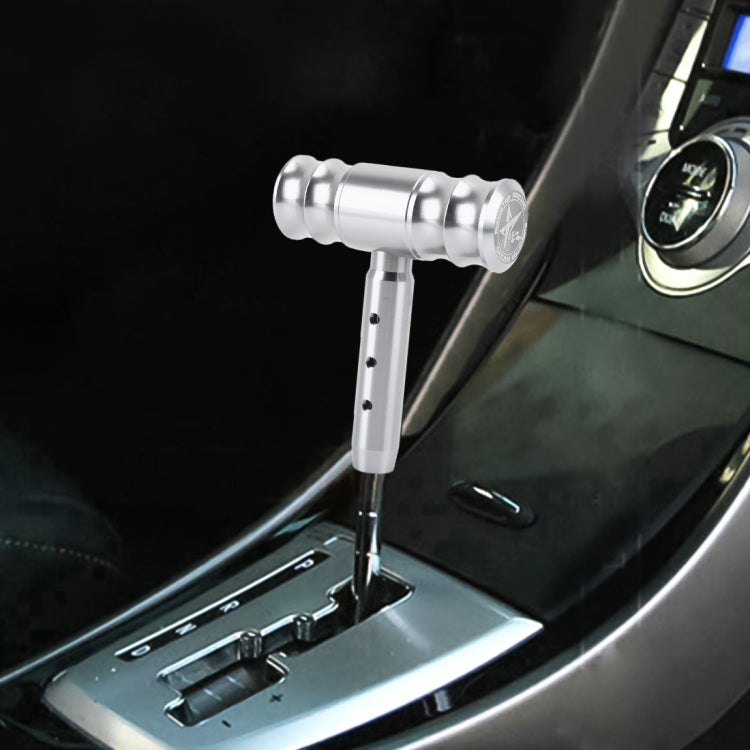 Universal Car Thread T-shaped Gear Head Gear Shift Knob(Silver) - Shift Knob by PMC TechLife | Online Shopping South Africa | PMC TechLife | Buy Now Pay Later Mobicred