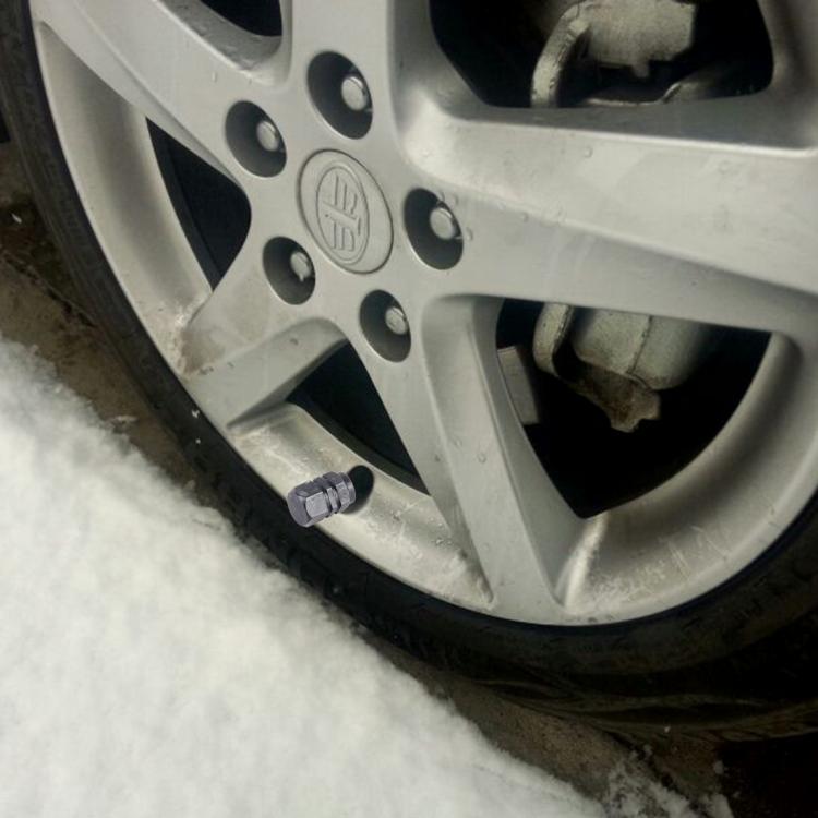 4PCS SA Metal Plated Hexagon Shape Universal Tire Valve Stem Cap(Black) - Tire Valve Caps by PMC TechLife | Online Shopping South Africa | PMC TechLife | Buy Now Pay Later Mobicred