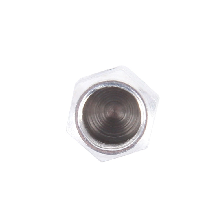 4PCS SA Metal Plated Hexagon Shape Universal Tire Valve Stem Cap(Silver) - free shipping - PMC TechLife - Order now!