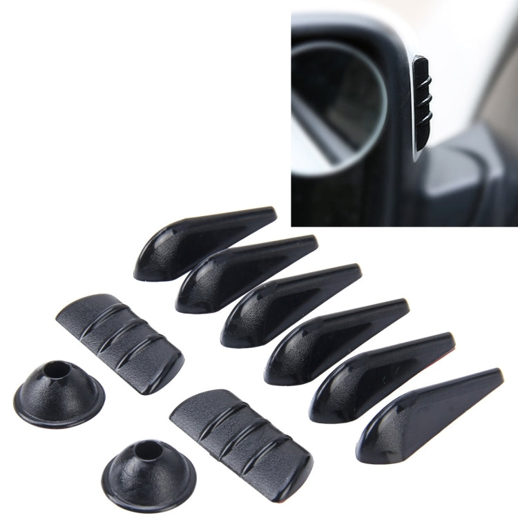 10 PCS Car Exterior Rubber Noise-cancelling Airflow-adjusting Kit - Decorative Sticker by PMC TechLife | Online Shopping South Africa | PMC TechLife