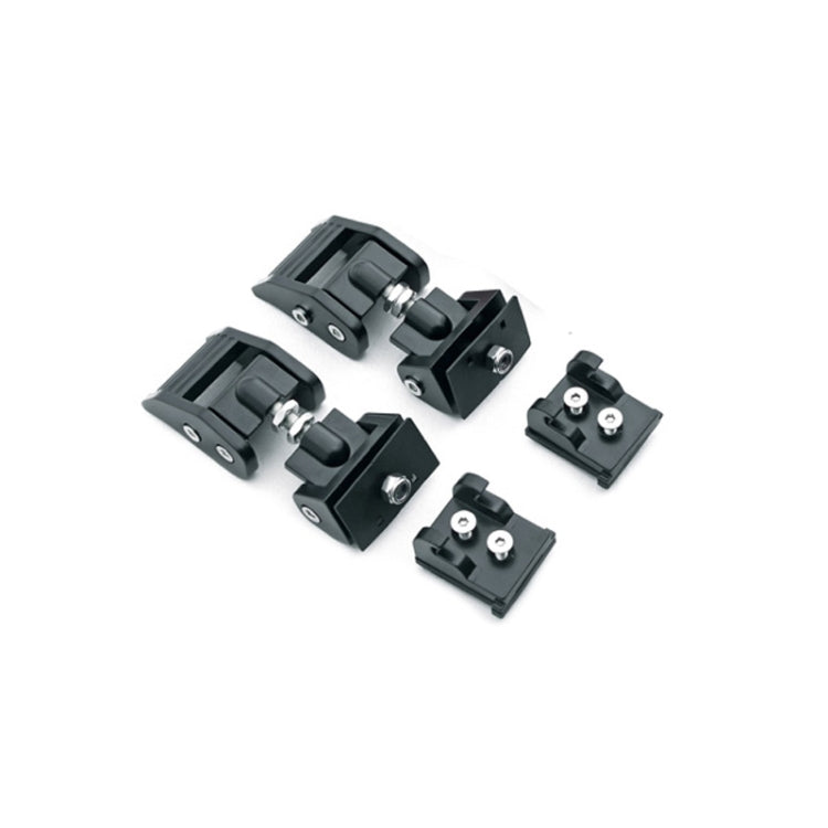 2 PCS Car Latch Locking Catch Buckle Engine Cover for Jeep Wrangler JK 2007-2017(Black) - Locks & Hasps by PMC TechLife | Online Shopping South Africa | PMC TechLife | Buy Now Pay Later Mobicred