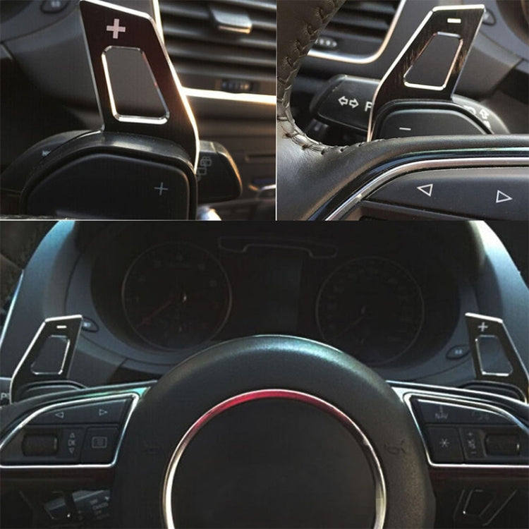 Car Modification Aluminum Paddle Shift Extensions for  Audi A1-A7 / Q5 Steering Wheel Gear Shifters - Steering Wheel Accessories by PMC TechLife | Online Shopping South Africa | PMC TechLife | Buy Now Pay Later Mobicred