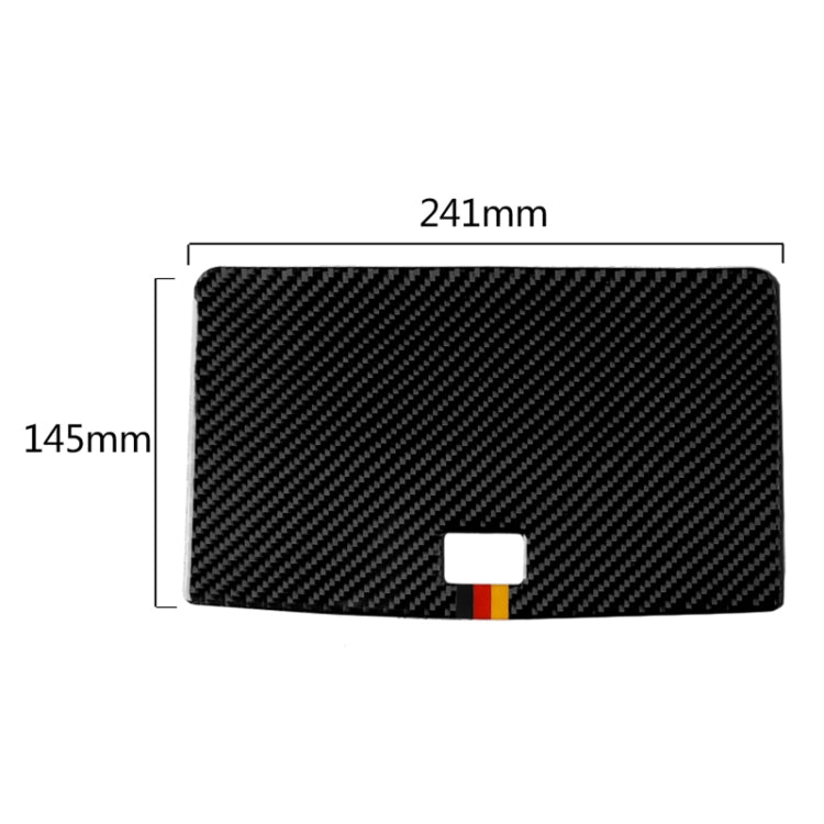 Car German Flag Carbon Fiber Console Navigation Panel Decorative Sticker for Mercedes-Benz W204 C Class 2007-2010 - free shipping - PMC Jewellery - Order now!
