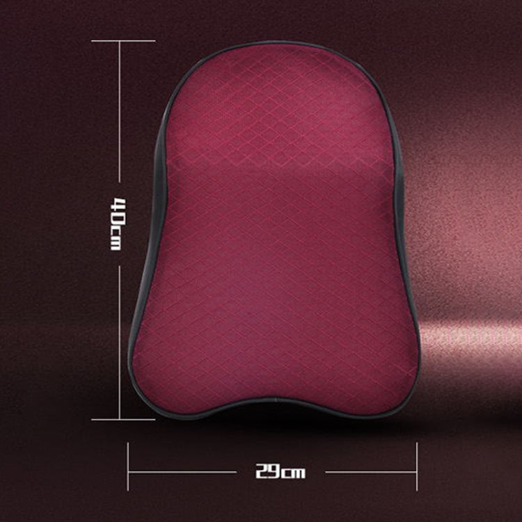 Four Seasons Breathable Memory Foam Car Neck Pillow Polyester Headrest (Coffee) - Seat Accessories by PMC TechLife | Online Shopping South Africa | PMC TechLife | Buy Now Pay Later Mobicred