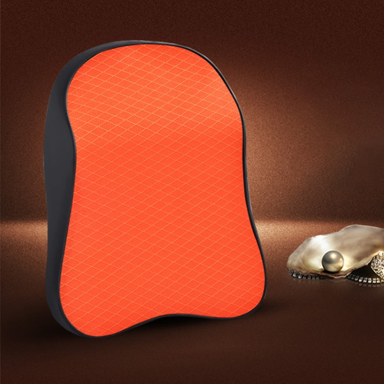 Four Seasons Breathable Memory Foam Car Neck Pillow Polyester Headrest (Orange) - Seat Accessories by PMC TechLife | Online Shopping South Africa | PMC TechLife | Buy Now Pay Later Mobicred