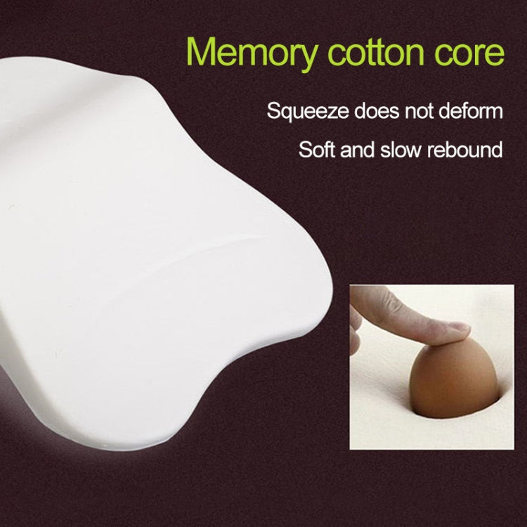 Four Seasons Breathable Memory Foam Car Lumbar Pillow Polyester Pillow (Purple) - Seat Accessories by PMC TechLife | Online Shopping South Africa | PMC TechLife | Buy Now Pay Later Mobicred