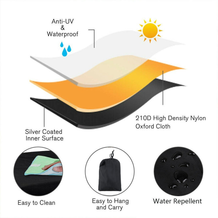 210D Oxford Cloth Waterproof Sunscreen Scooter Tractor Car Cover, Size: M - Raincoat by PMC TechLife | Online Shopping South Africa | PMC TechLife | Buy Now Pay Later Mobicred