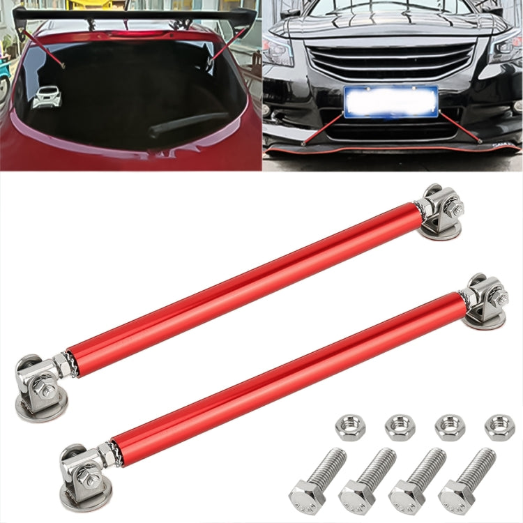 2 PCS Car Modification Adhesive Surrounded Rod Lever Front and Rear Bars Fixed Front Lip Back Shovel, Length: 20cm(Red) - Trunk & Bumper Accessories by PMC Jewellery | Online Shopping South Africa | PMC Jewellery | Buy Now Pay Later Mobicred