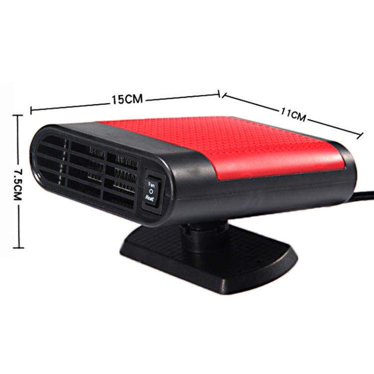 Car Heater Hot Cool Fan Windscreen Window Demister Defroster DC 24V, Ordinary Version(Red) - Heating & Fans by PMC TechLife | Online Shopping South Africa | PMC TechLife | Buy Now Pay Later Mobicred