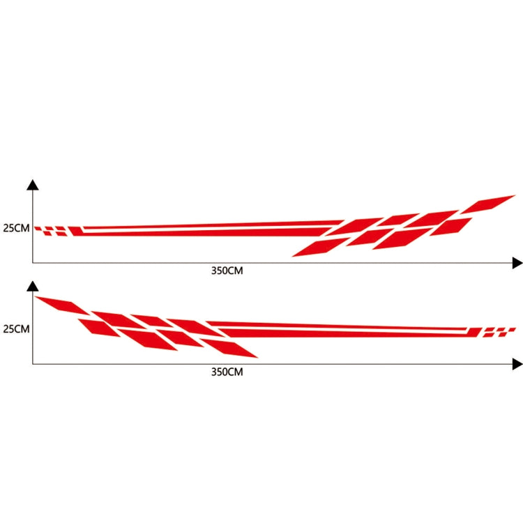 Car Styling Plaid Series PVC Sticker Auto Decorative Sticker (Red) - Decorative Sticker by PMC TechLife | Online Shopping South Africa | PMC TechLife | Buy Now Pay Later Mobicred